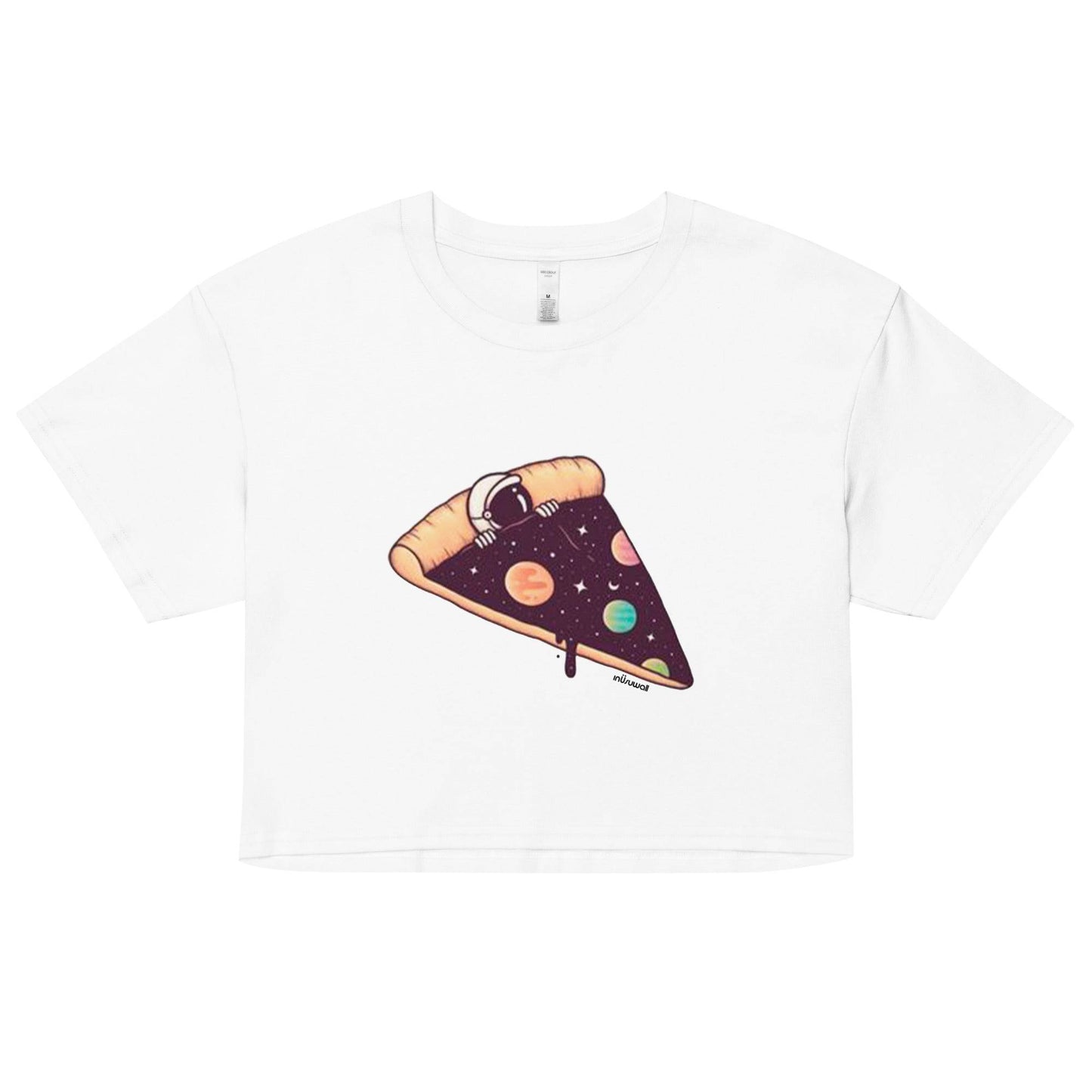 Crop top para chica | Pizza and Astronaut - inUsuwall