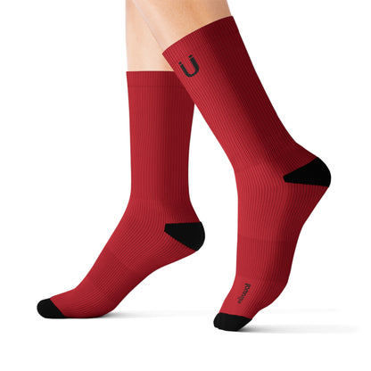 Calcetines de algodón Üsocks Basics  | Rojos - inUsuwall