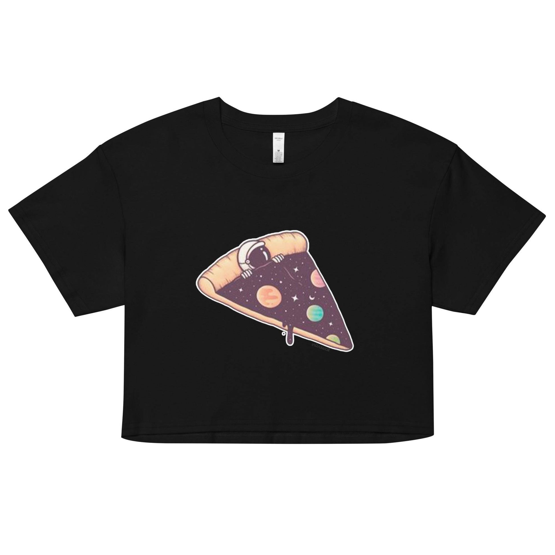 Crop top para chica | Pizza and Astronaut - inUsuwall