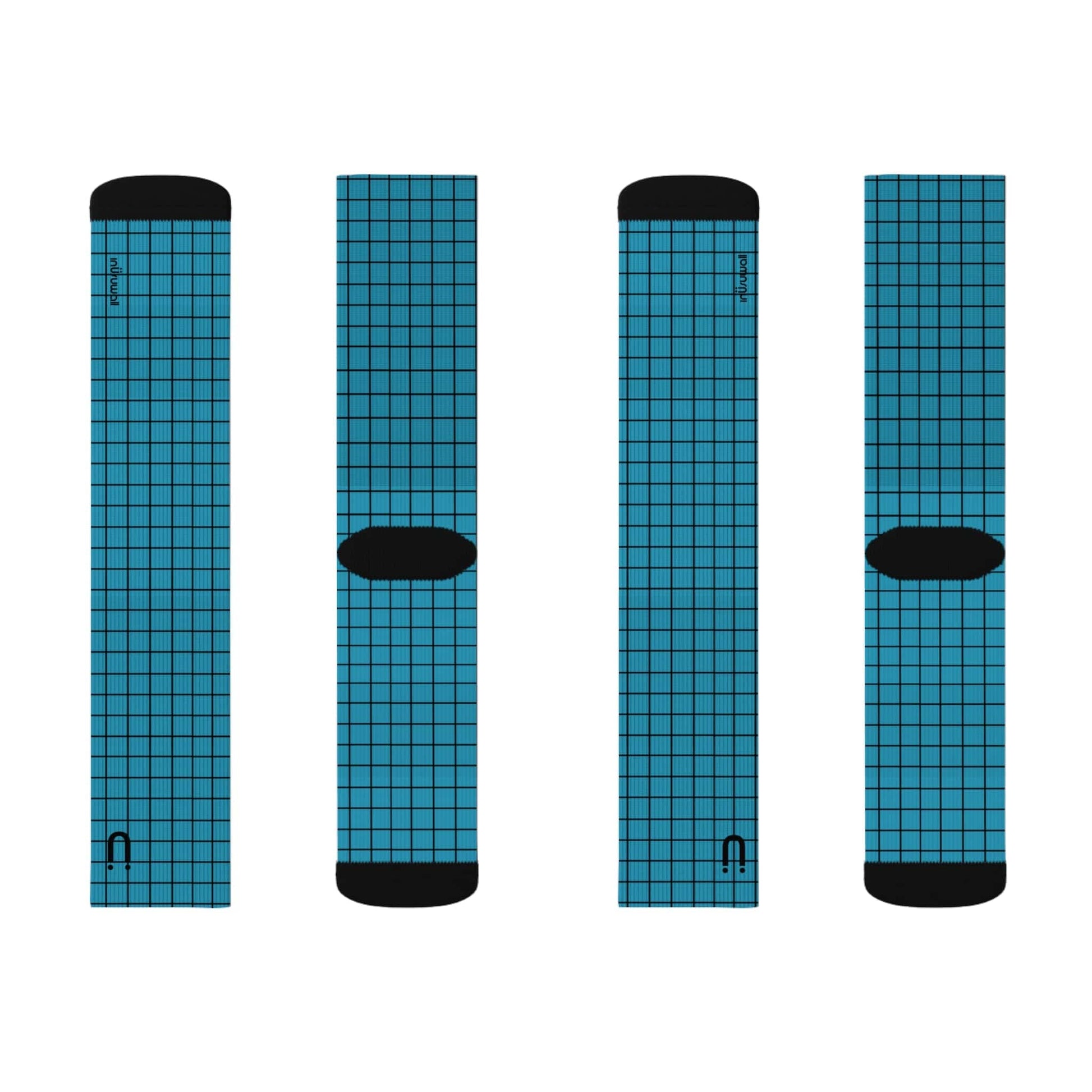 Calcetines PixelÜs de algodón | Turquesa - inUsuwall