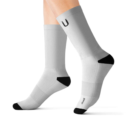 Calcetines de algodón Üsocks Basics | Blancos - inUsuwall