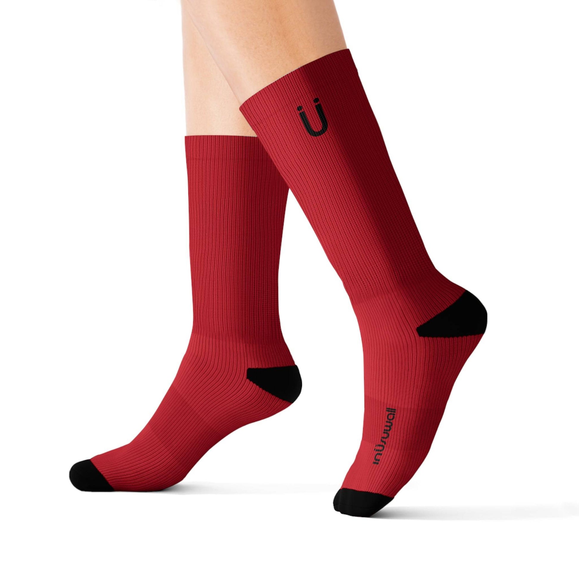 Calcetines de algodón Üsocks Basics  | Rojos - inUsuwall