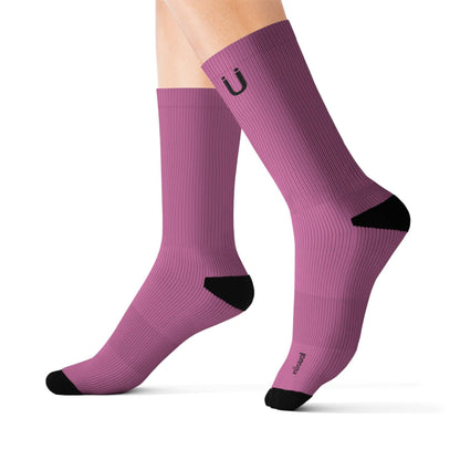 Calcetines de algodón Üsocks Basics  | Rosa - inUsuwall