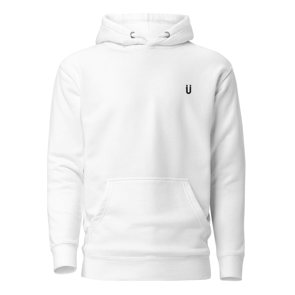 Sudadera Blanca con Capucha - inUsuwall