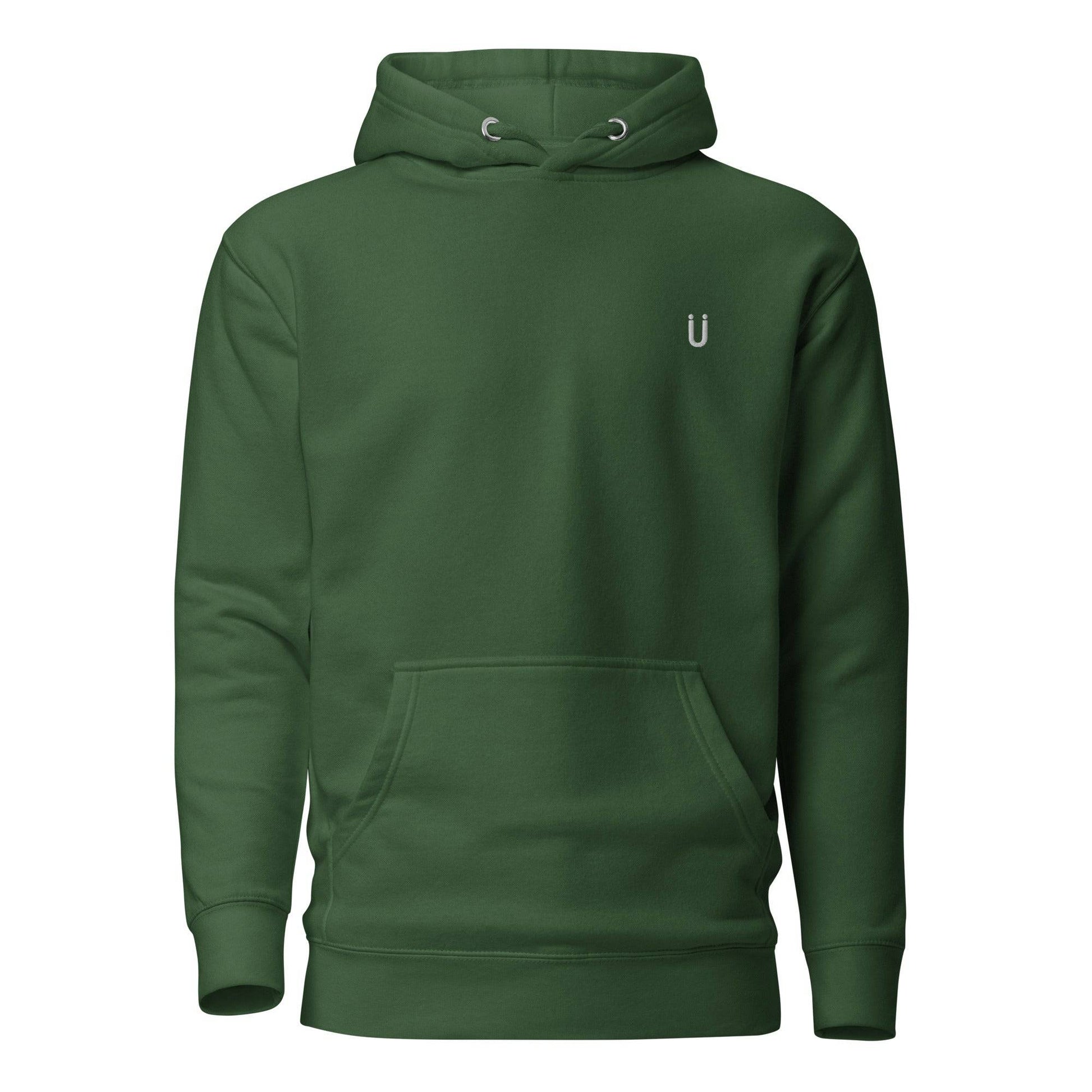 Sudadera Verde con capucha - inUsuwall